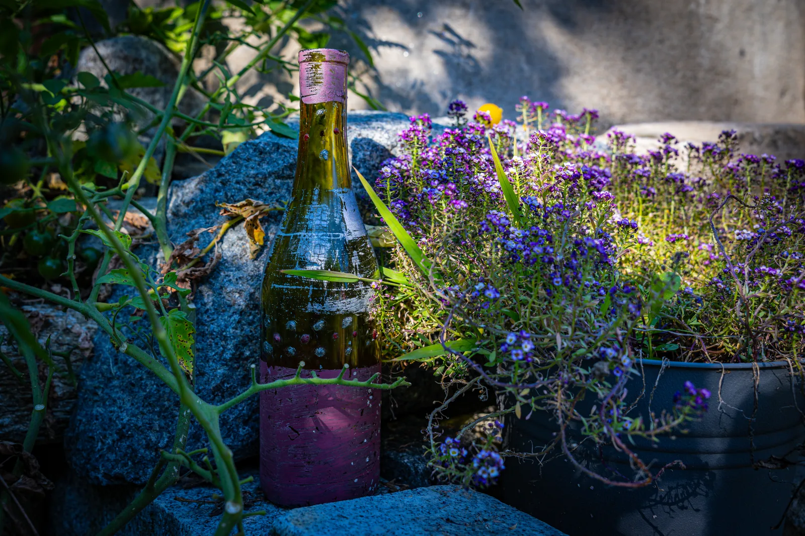 The Accidental Still Life: Wine Amongst the Flowers